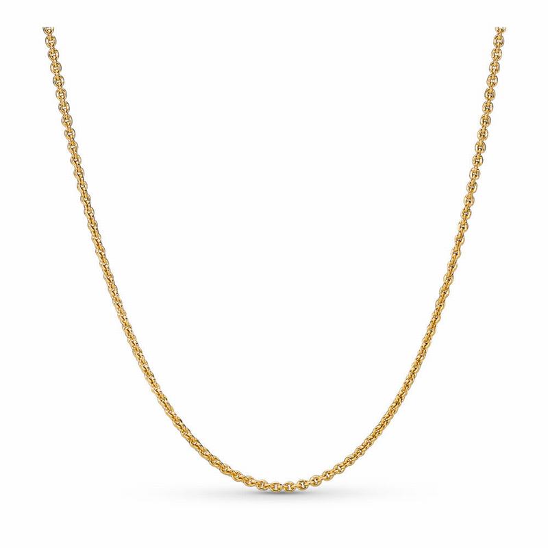 Pandora Shine Necklace - 18ct Gold Plated - Canada | PW2958TV